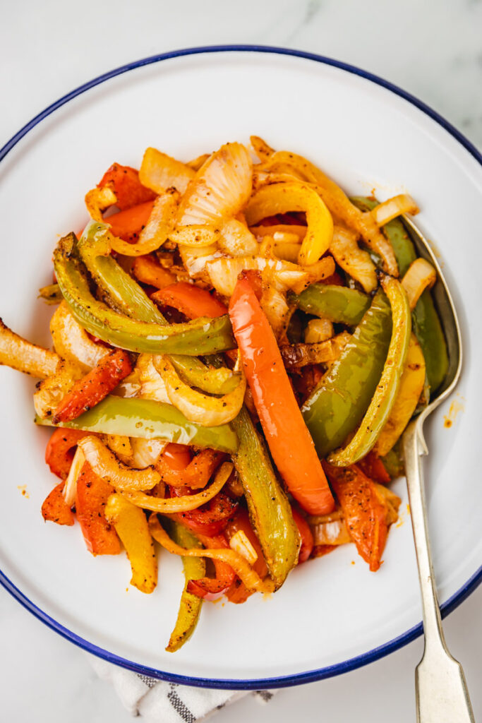 Air Fryer Bell Peppers And Onions