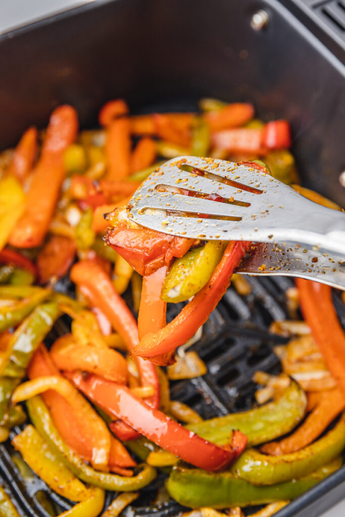 Air Fryer Bell Peppers And Onions