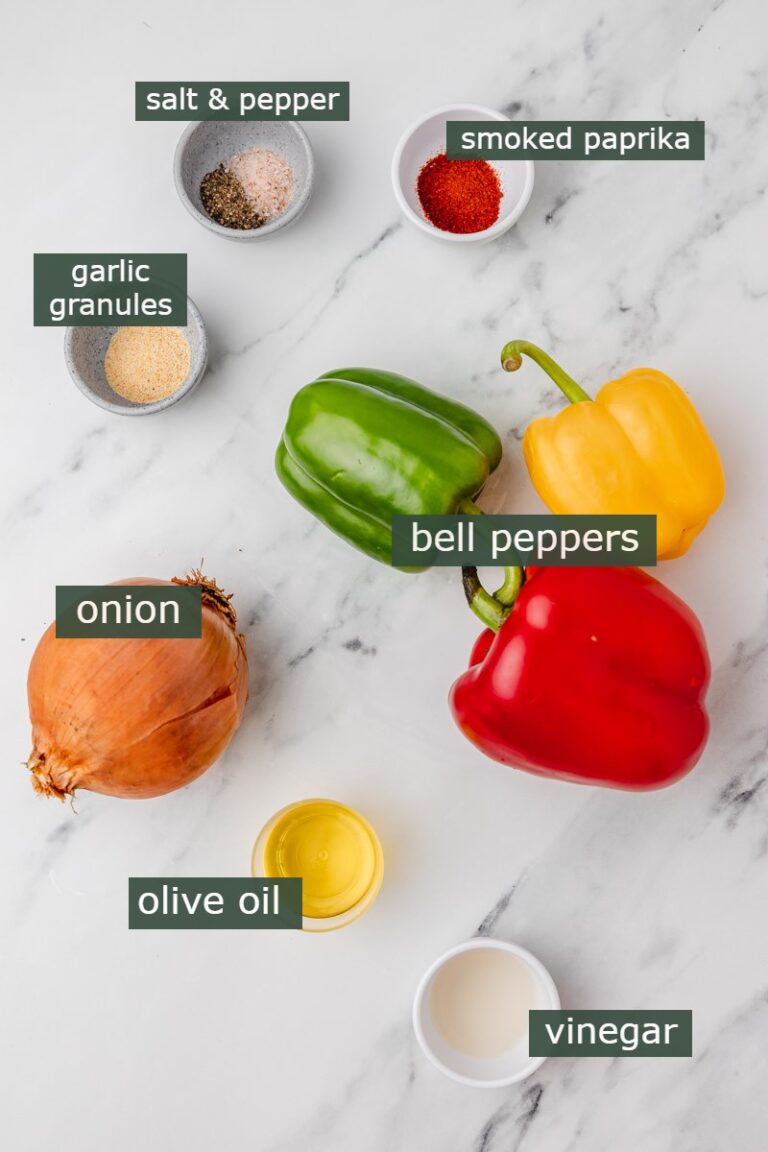 Air Fryer Bell Peppers And Onions - cravingsmallbites.com