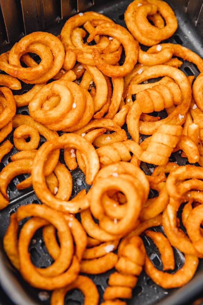Frozen Curly Fries in Air Fryer